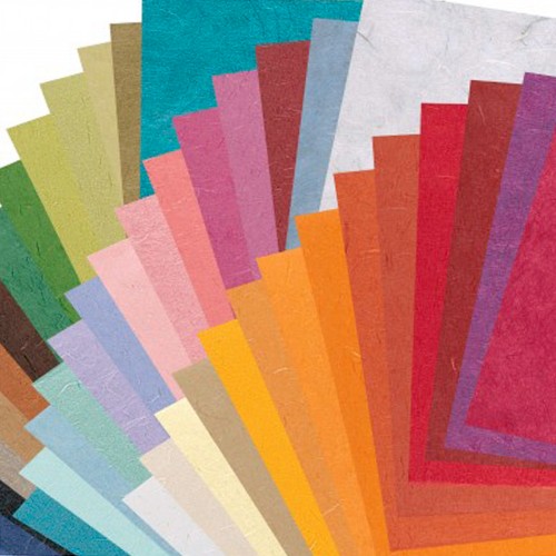 Set of 10 mulberry paper sheets